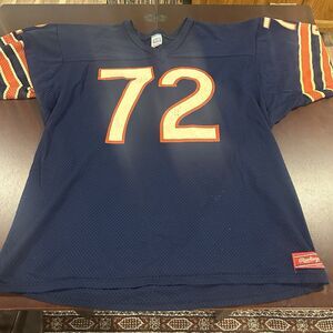 Rawlings NFL Jersey XL William Perry #72 The Fridge Chicago Bears GSH